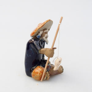 Keramická figurka - Rybář