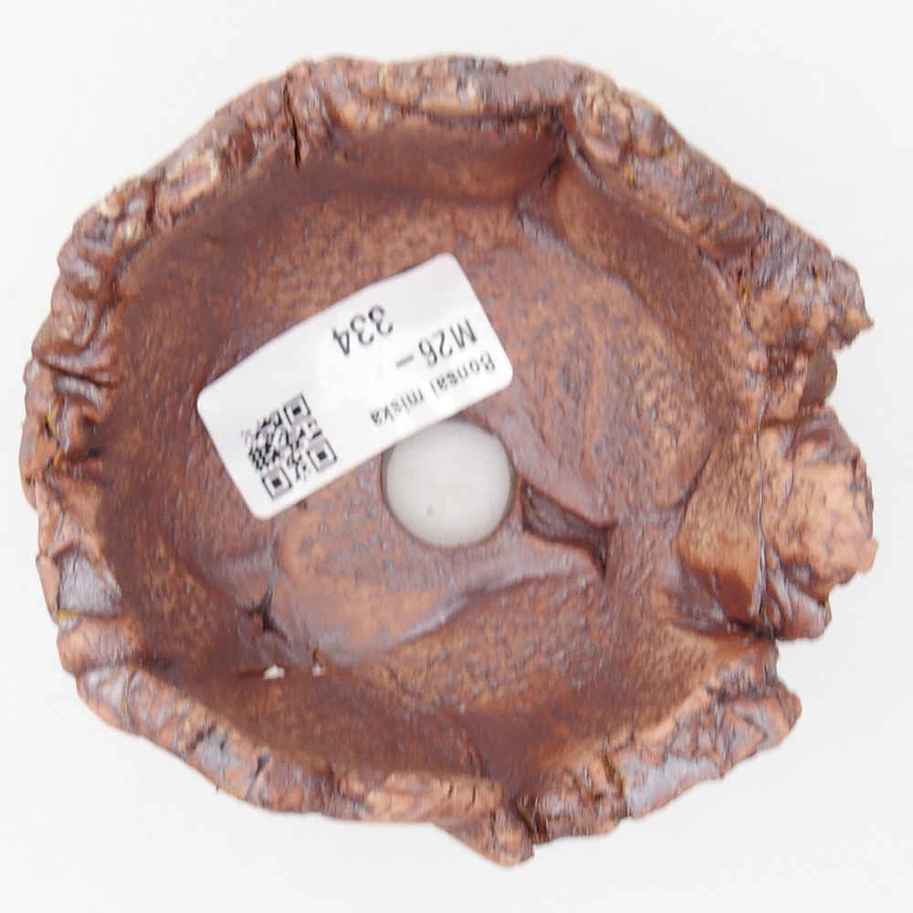 Keramická Skořápka 9,5 x 8,5 x 5,5 cm , barva hnědá