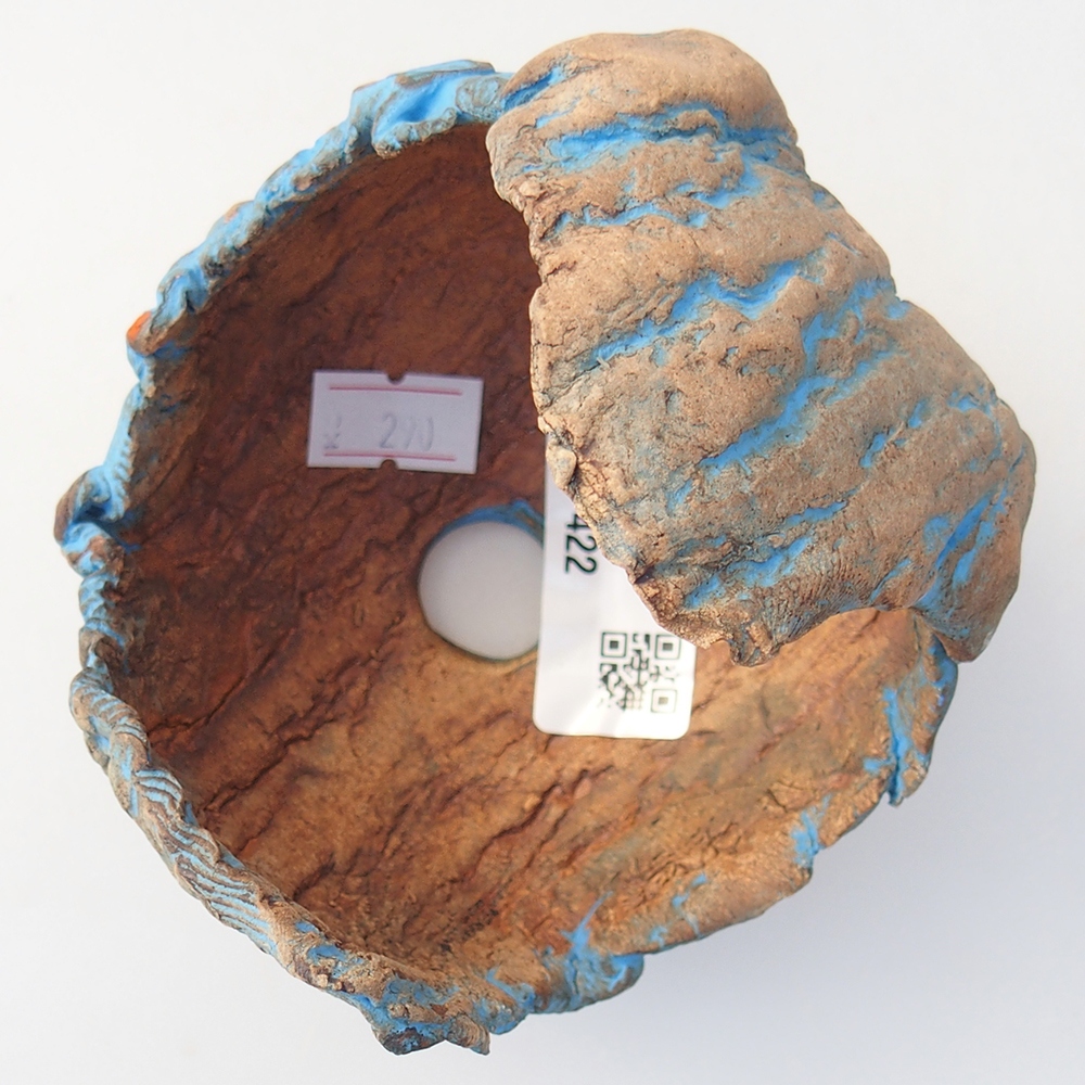 Keramická Skořápka 10 x 8,5 x 10 cm , barva žlutá