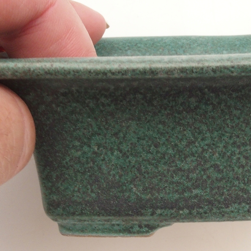 Bonsai miska H11 - 11,5 x 10 x 4 cm. - zelená
