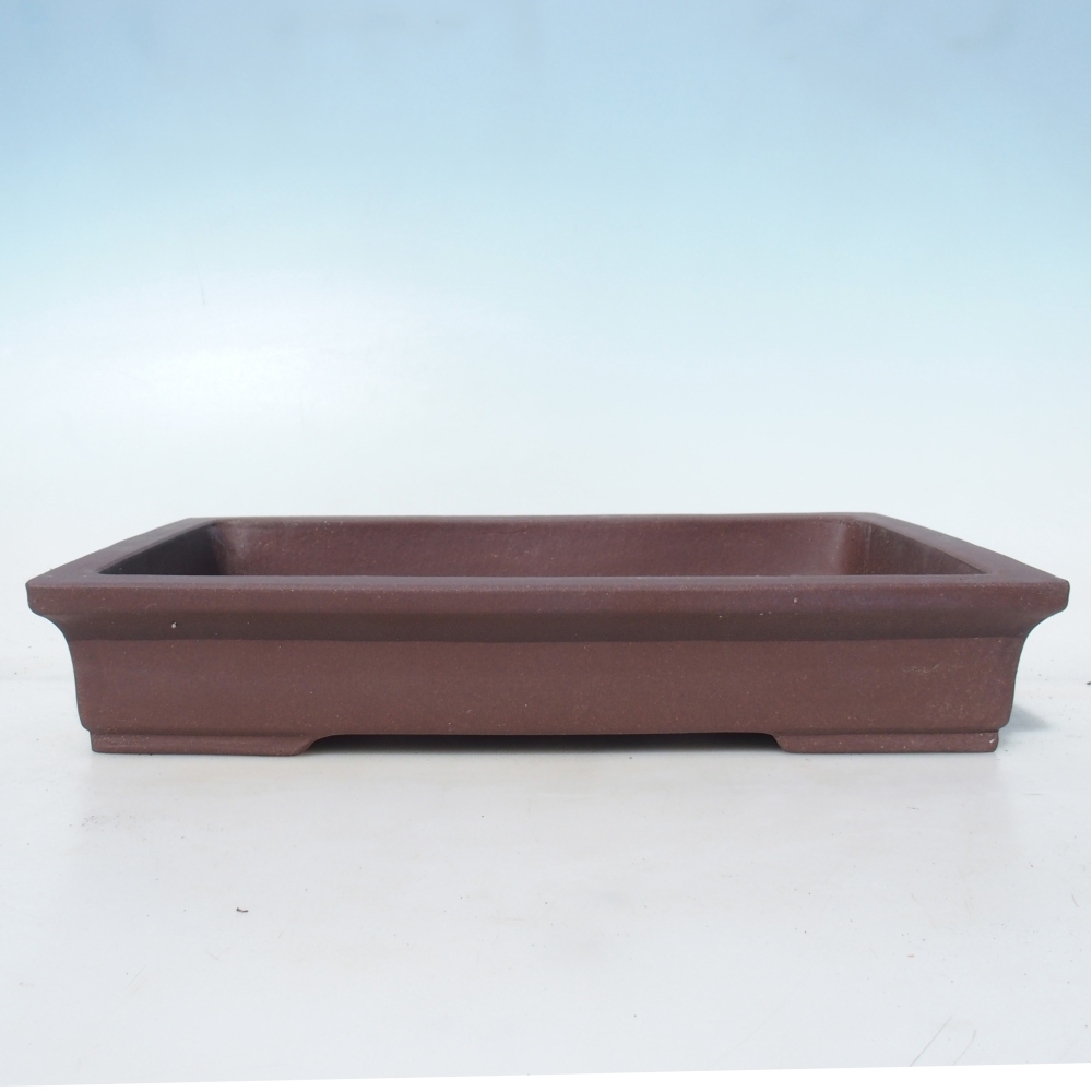 Bonsai miska 36,5 x 24 x 6,5 cm berva hnědá