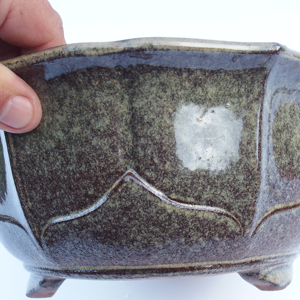 Miska 25 x 25 x 10 cm barva šedá