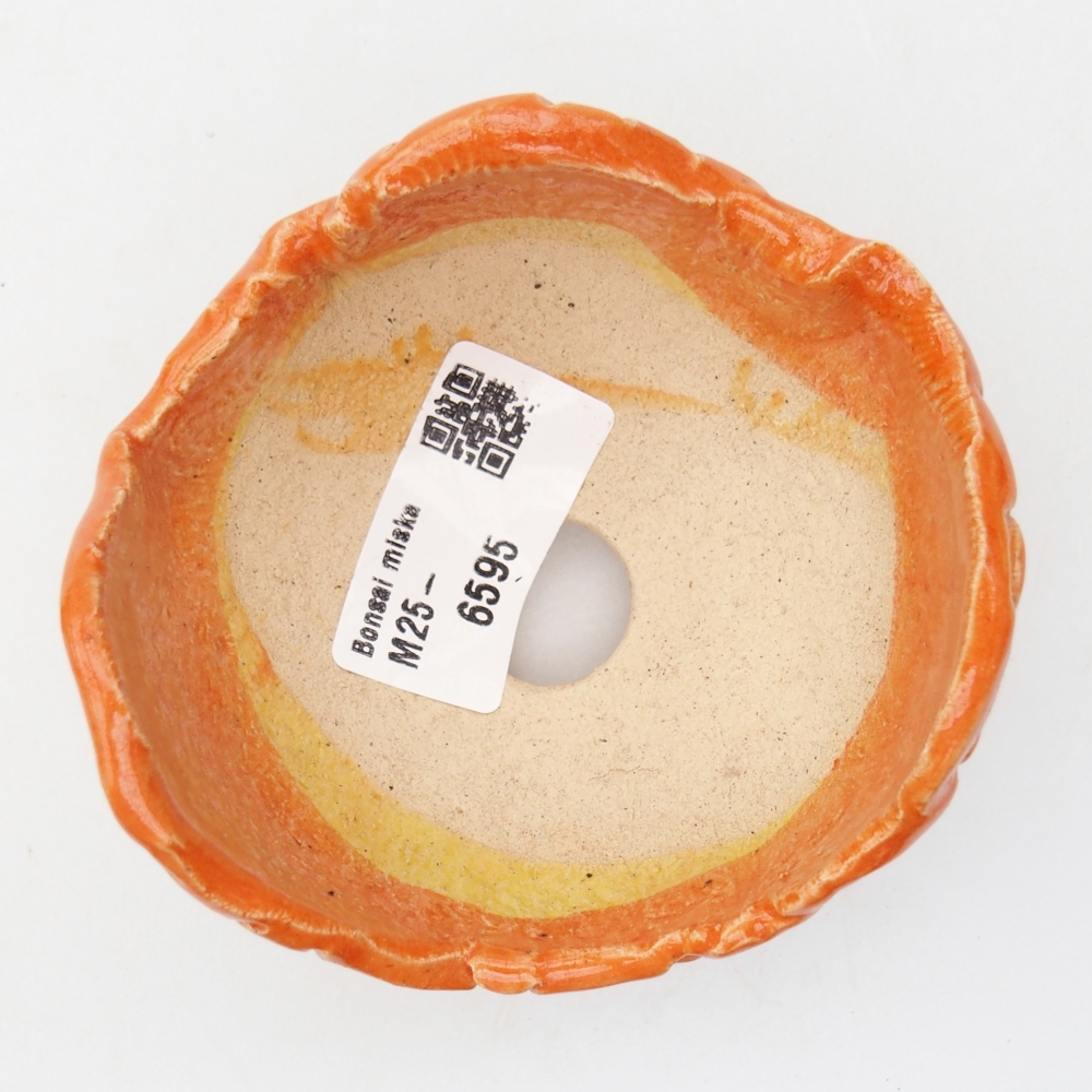 Keramická Skořápka  8,5 x 8,5 x 6 cm , barva oranžová