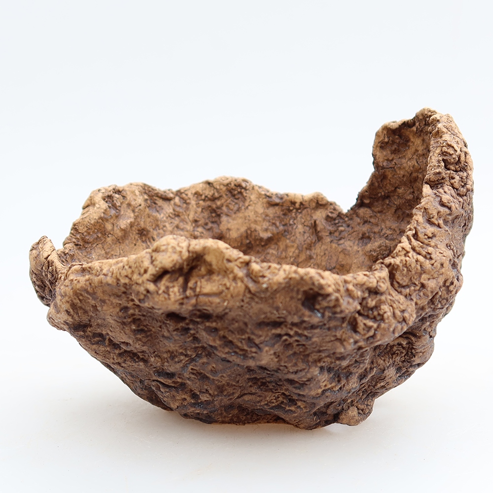 Keramická Skořápka 10 x 9,5 x 8 cm , barva hnědá