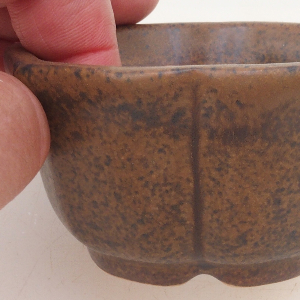 Bonsai miska H95 - 7,5 x 7,5 x 4 cm - hnědá