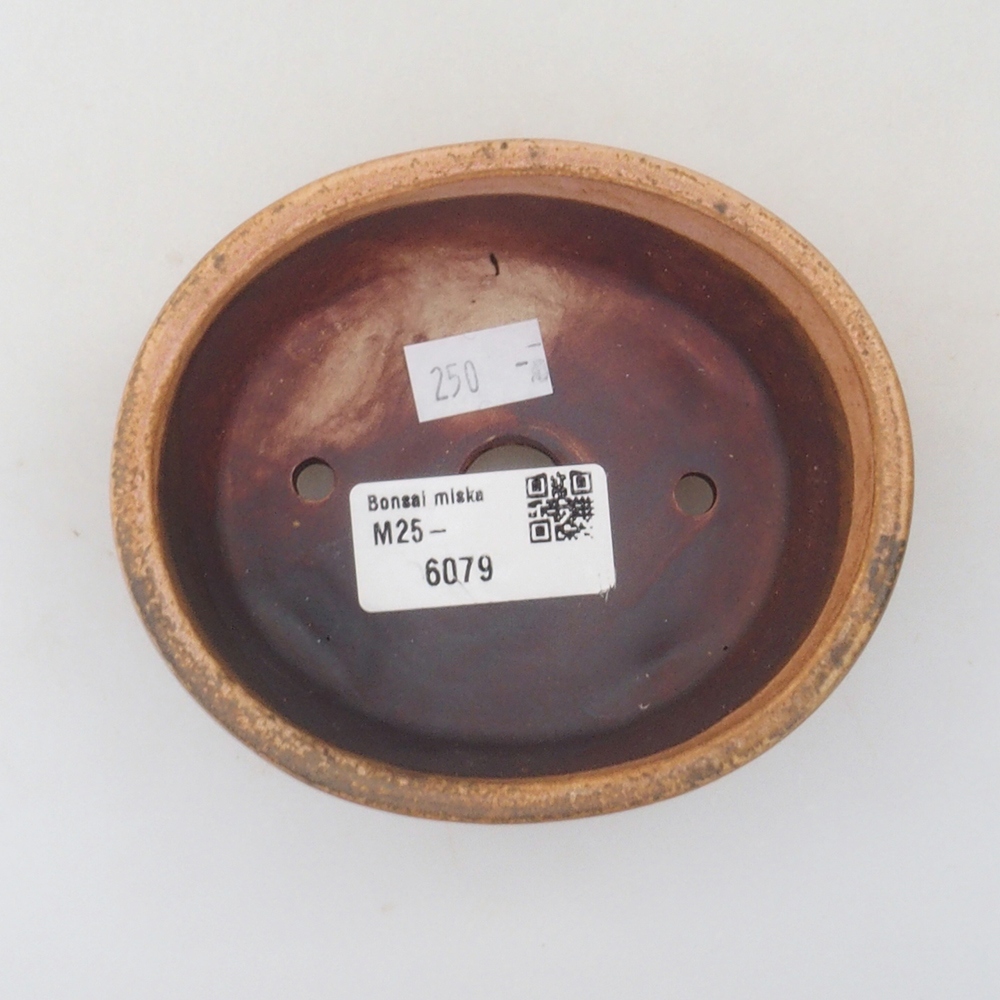 Keramická bonsai miska 10,5 x 9 x 4 cm, barva růžová