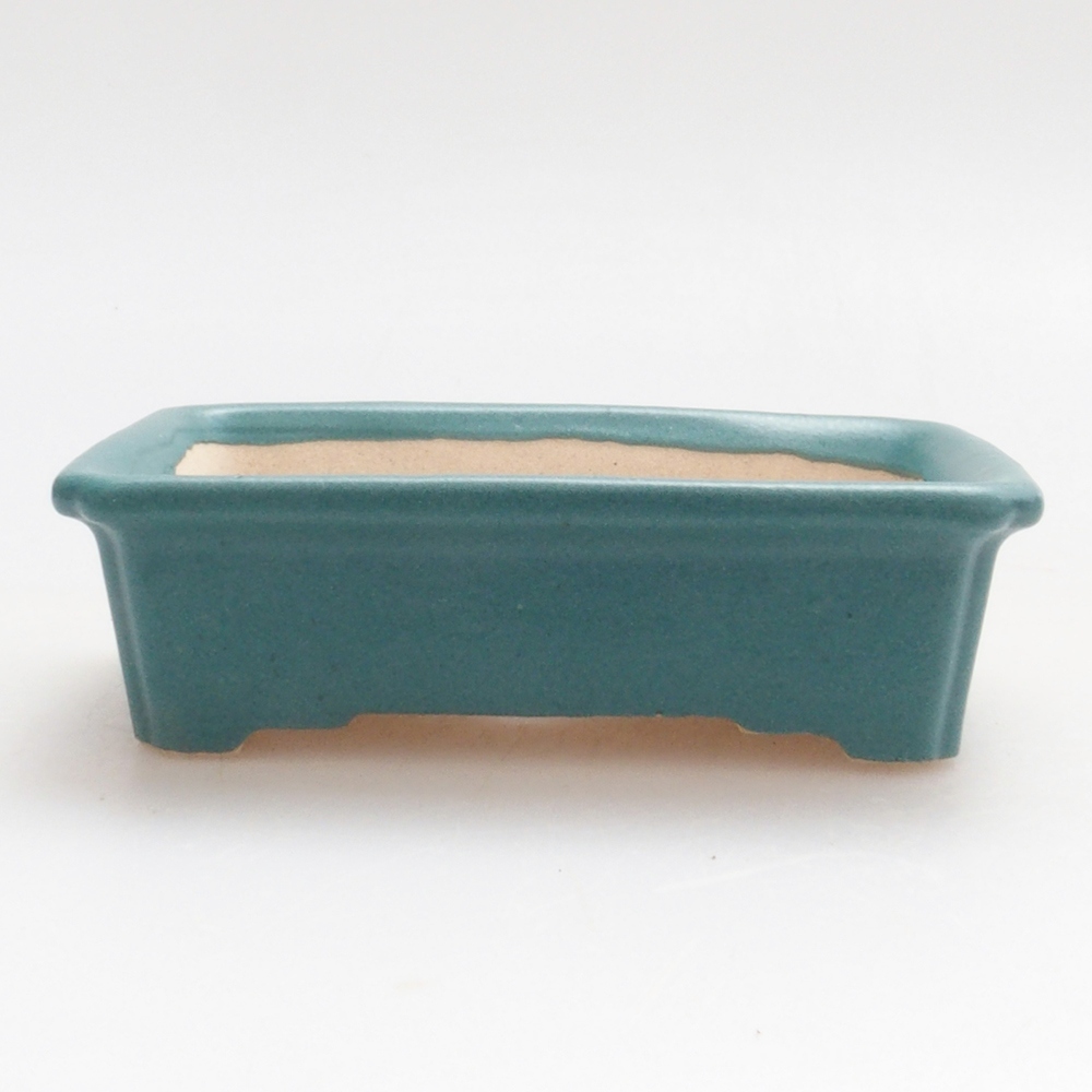 Keramická bonsai miska 7 x 4,5 x 2 cm, barva modrá