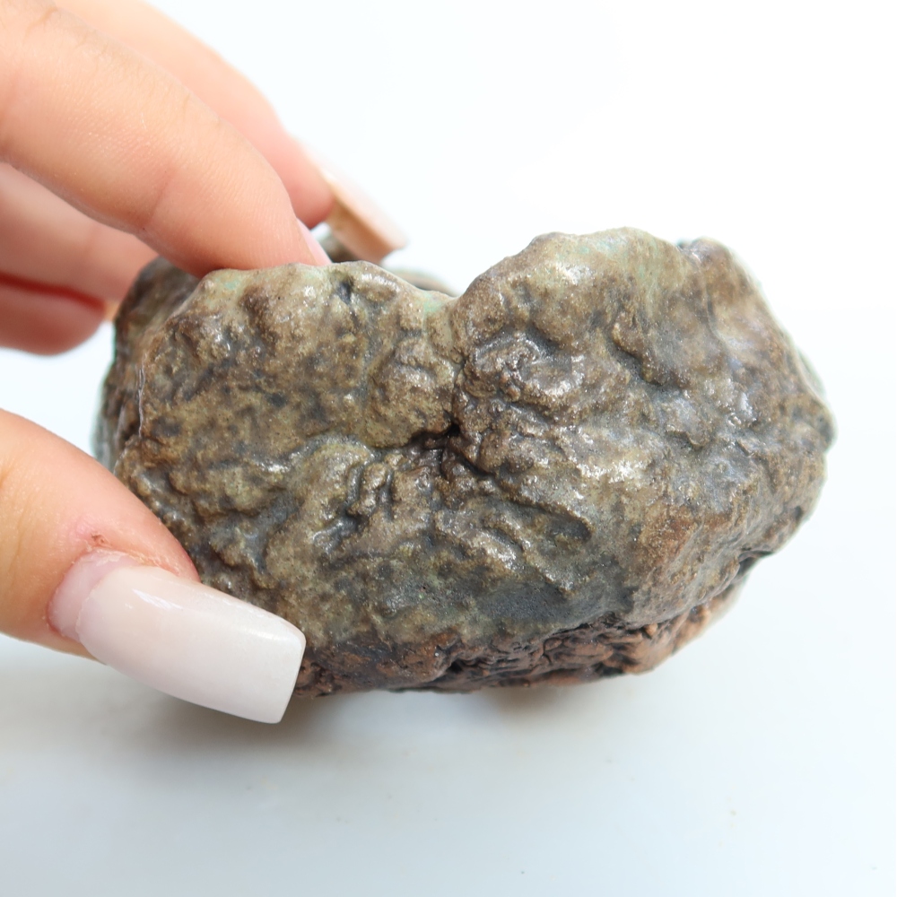 Keramická Skořápka  7 x 7 x 5,5 cm , barva zelená