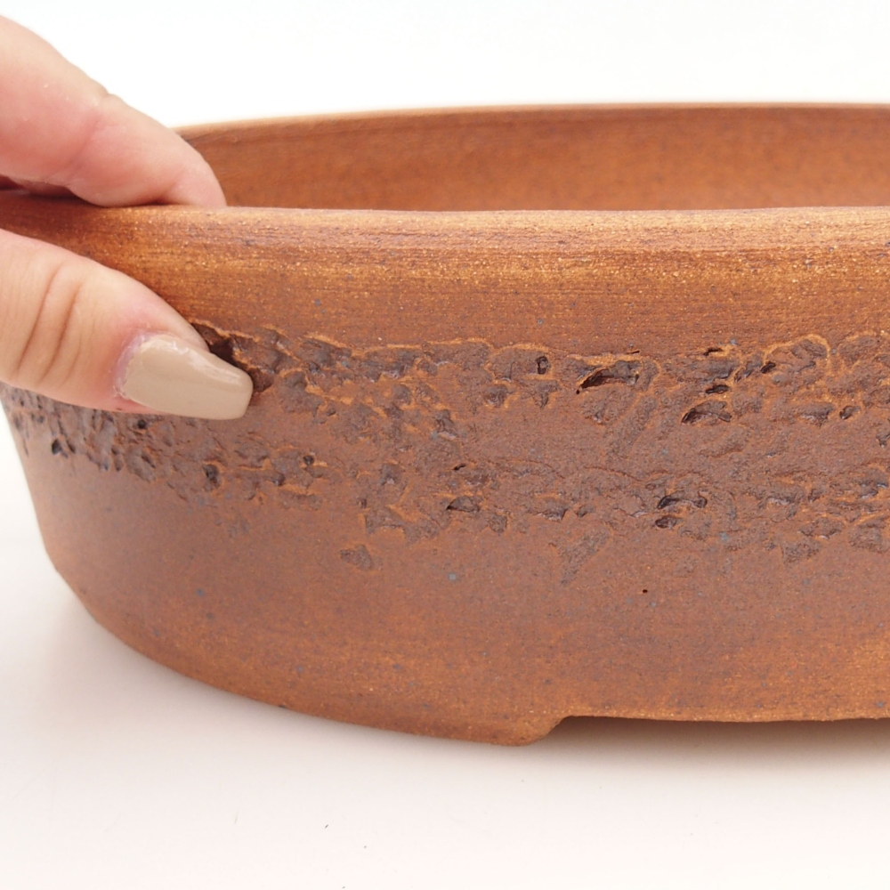 Bonsai miska 32 x 24,5 x 8,5 cm , barva hnědá