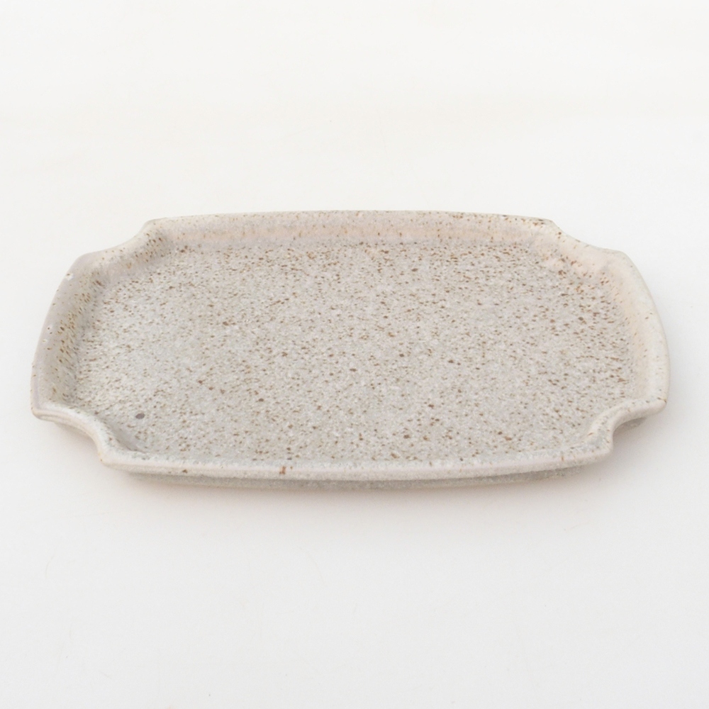 Keramická podmiska H03 - 17 x 12,5 x 1 cm   - béžová