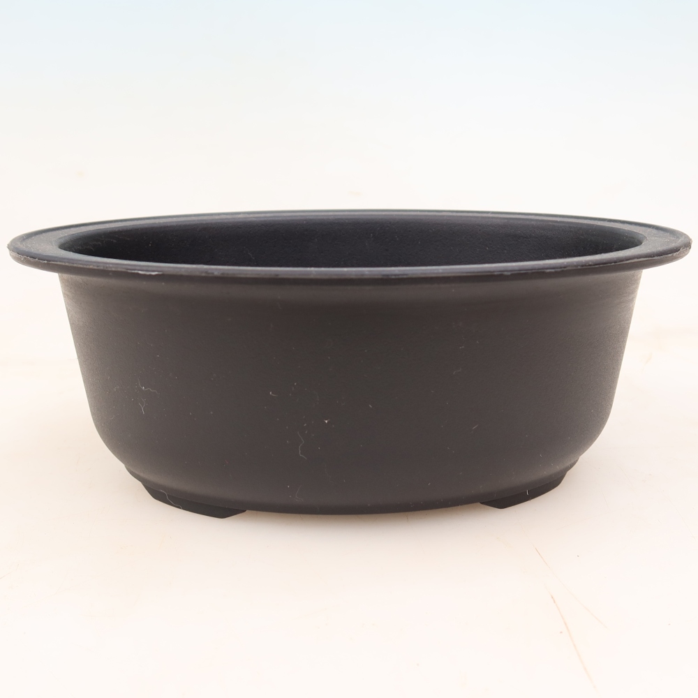 Bonsai miska plast MP-27 černá - 18,5 x 14,5 x 7 cm