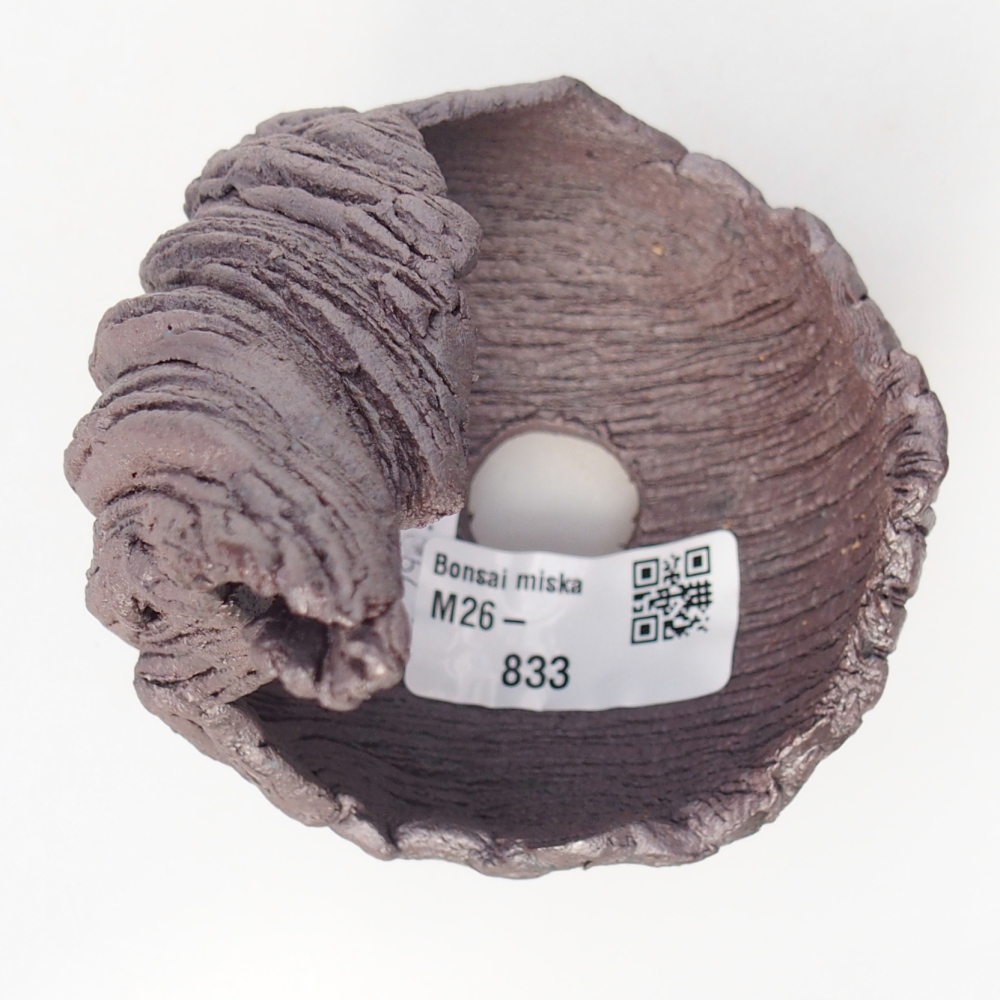 Keramická Skořápka 7,5 x 8 x 12,5 cm , barva kovová