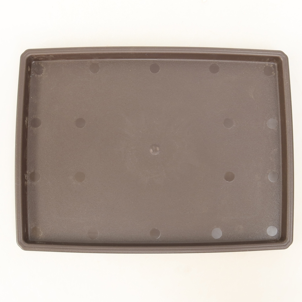 Bonsai podmiska plast PP-2 - 20 x 15 x 1,2 cm , barva Hnědá