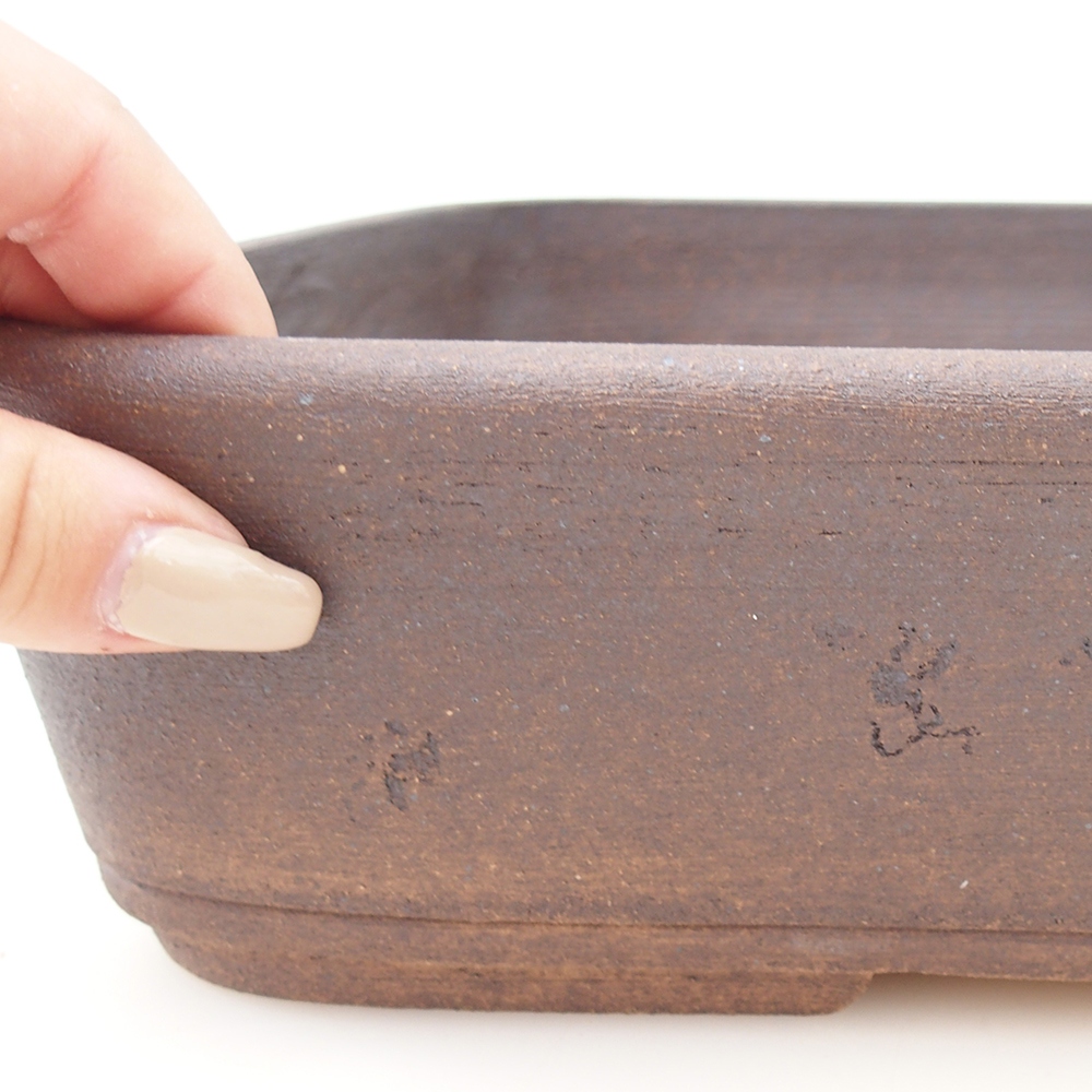 Bonsai miska 30 x 24 x 8 cm , barva hnědá