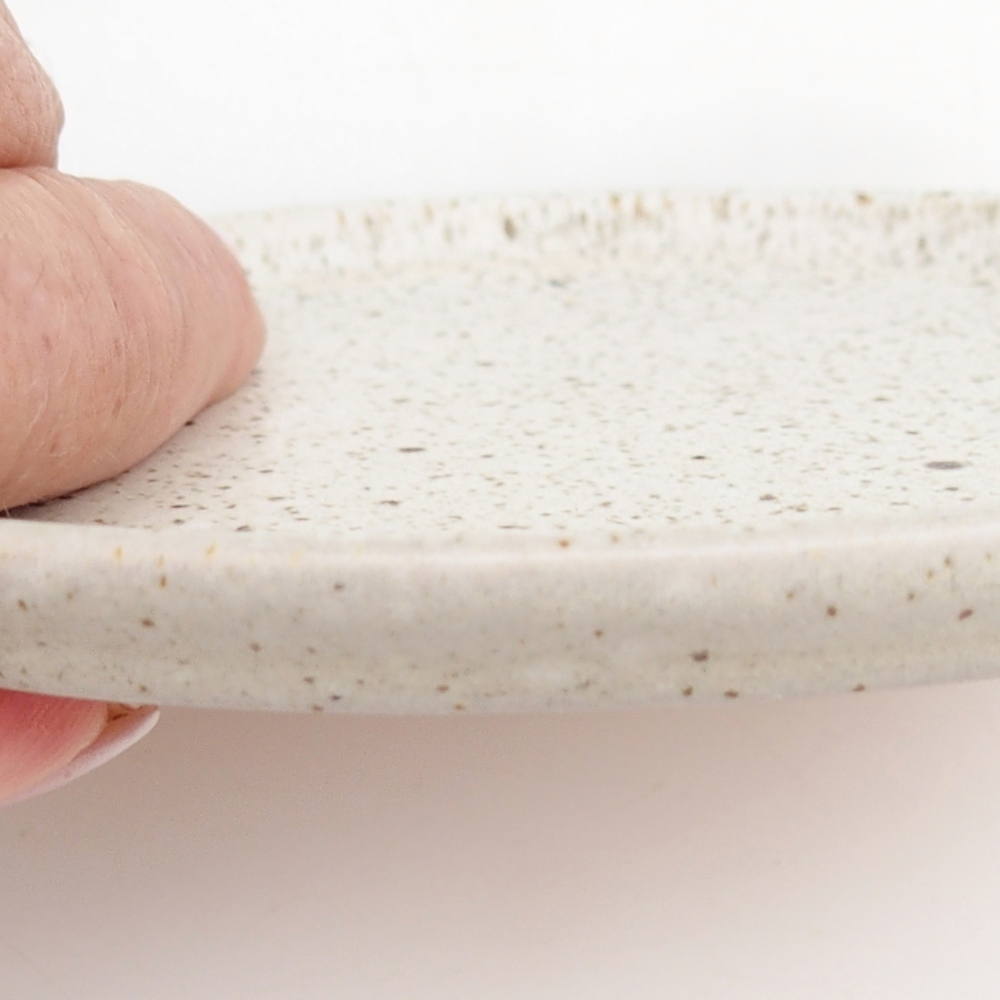 Keramická podmiska H30 - 12,5 x 10,5 x 1 cm - béžová