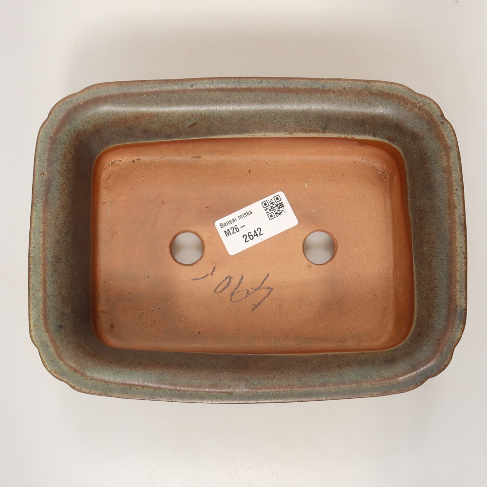 Keramická Miska  20 x 15,5 x 6 cm , barva hnědá