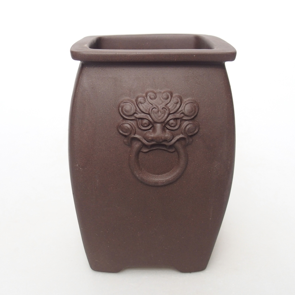 Miska 8 x 8 x 12 cm barva hnědá
