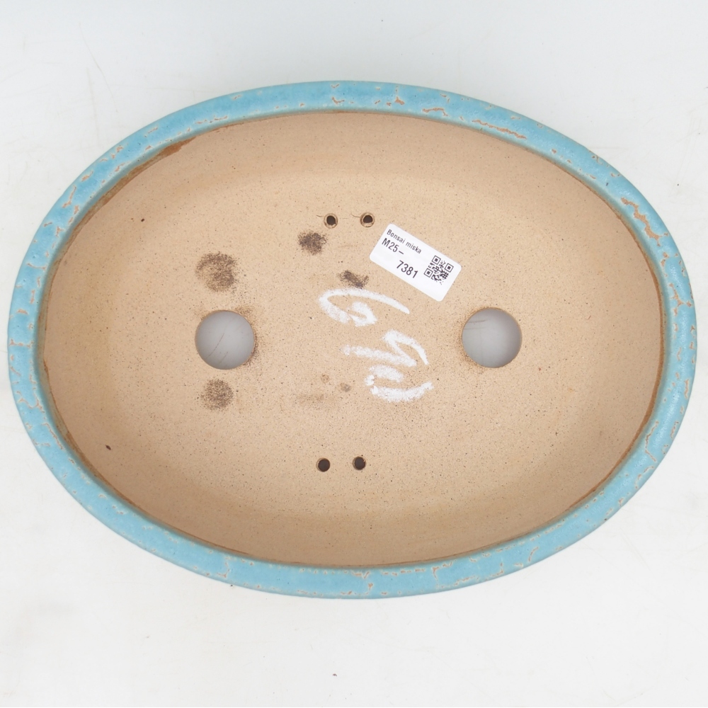 Bonsai miska 28,5 x 21 x 8 cm , barva modrá