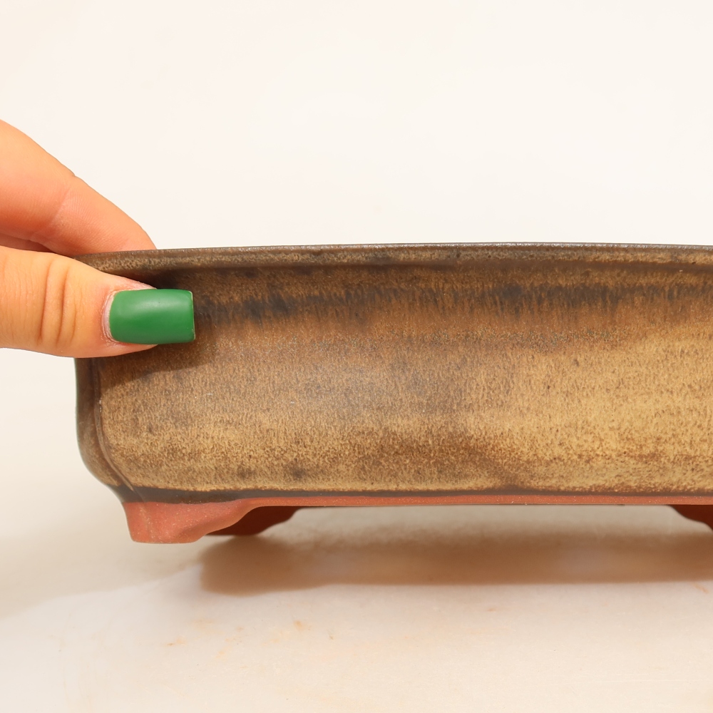 Keramická Miska  24 x 17 x 6 cm , barva hnědá