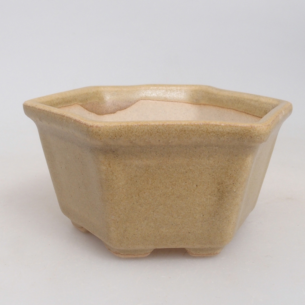 Mini bonsai miska 8 x 7 x 4 cm, barva hnědá