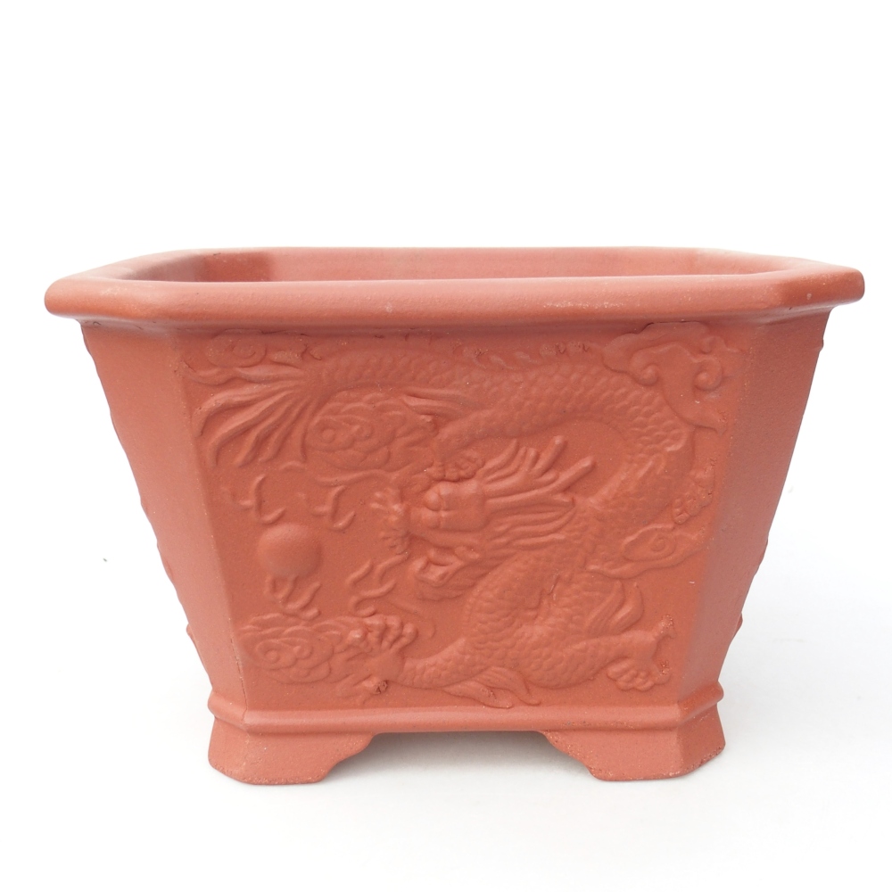 Miska 21 x 21 x 14 cm barva cihlová 