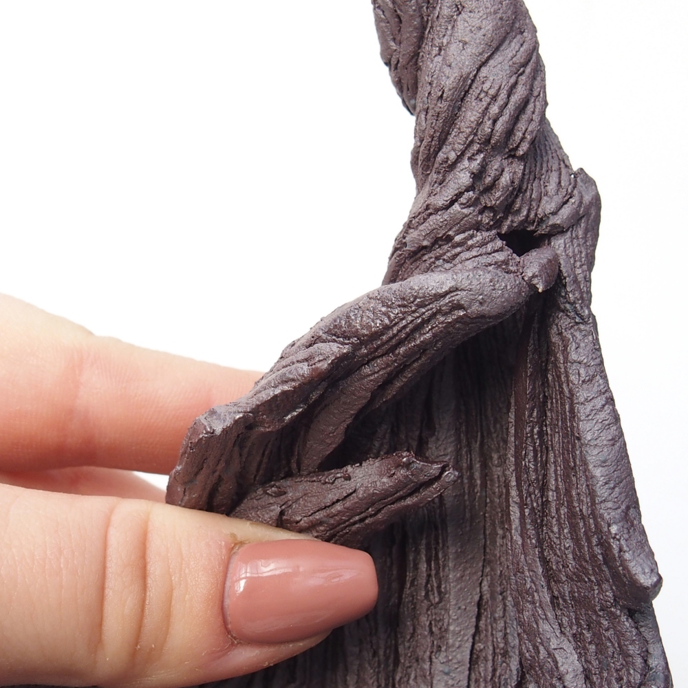 Keramická Skořápka 10 x 8 x 13,5 cm , barva kovová