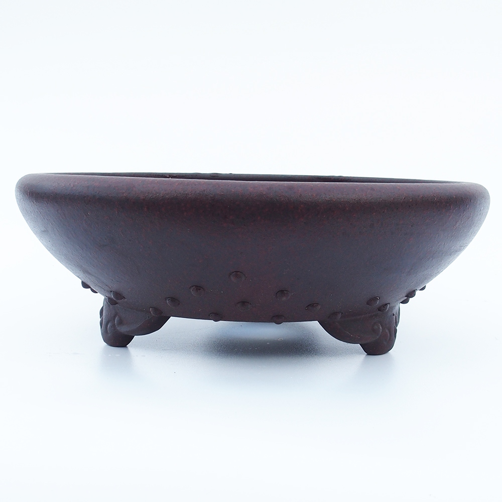Miska 29 x 29 x 9,5 cm barva hnědočervená