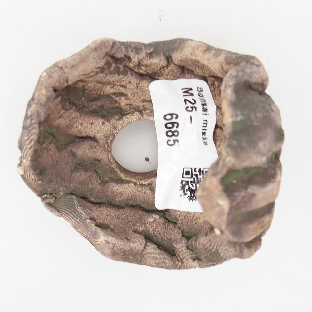 Keramická Skořápka  6,5 x 6,5 x 8 cm , barva zelená