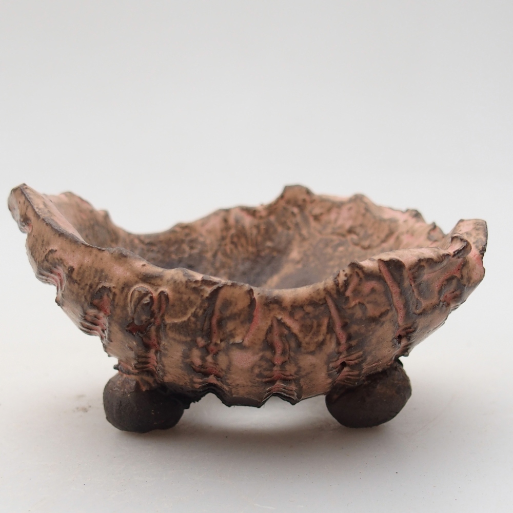 Keramická Skořápka  8,5 x 8 x 4 cm , barva růžová