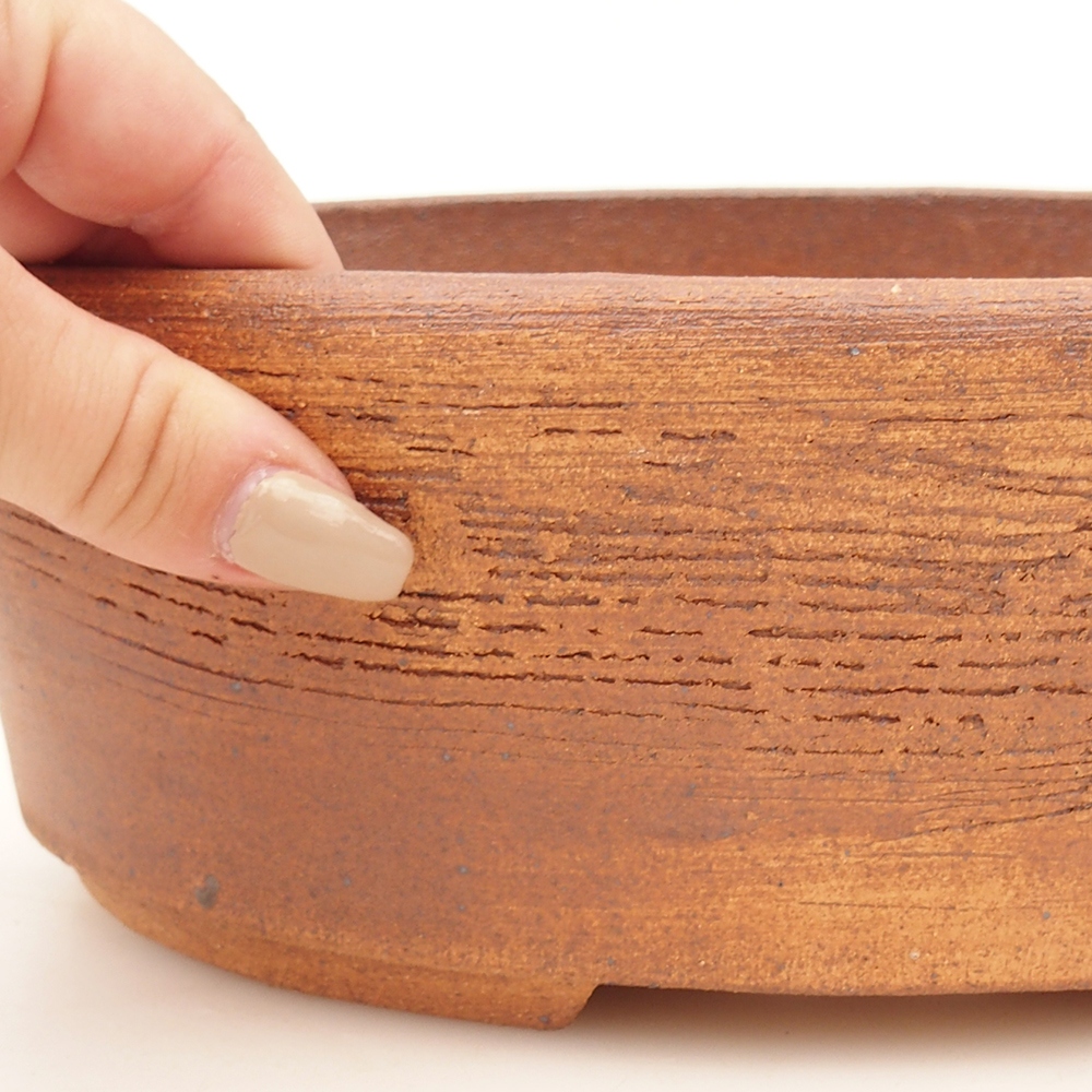 Bonsai miska 26 x 19 x 8,5 cm , barva hnědá