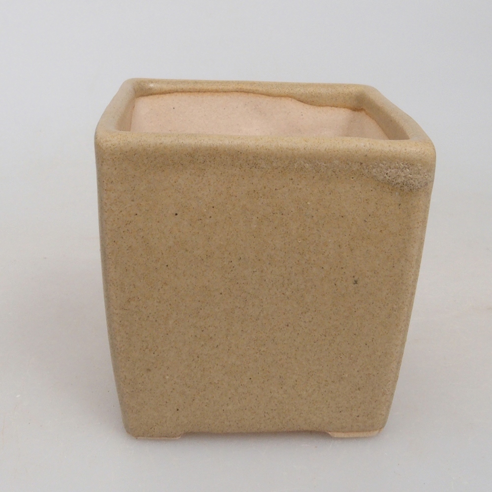 Mini bonsai miska 5 x 5 x 5 cm, barva hnědá