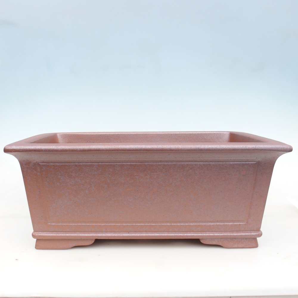 Keramická bonsai miska 51 x 37,5 x 20 cm , barva kovová -POUZE OSOBNÍ ODBĚR nebo paletová přeprava