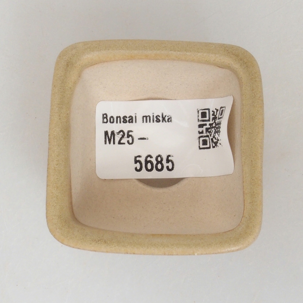 Mini bonsai miska 4,5 x 4,5 x 3 cm, barva hnědá