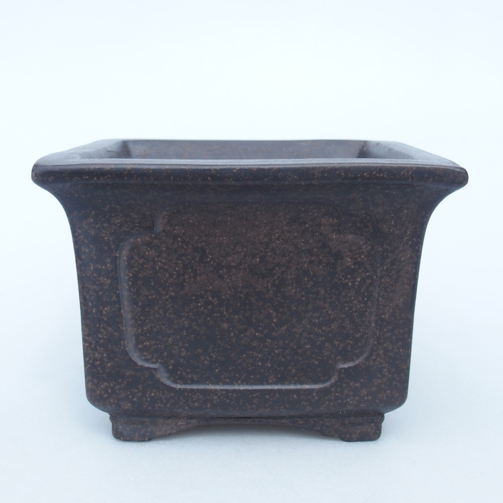 Miska 12 x 12 x 9 cm barva hnědookrová