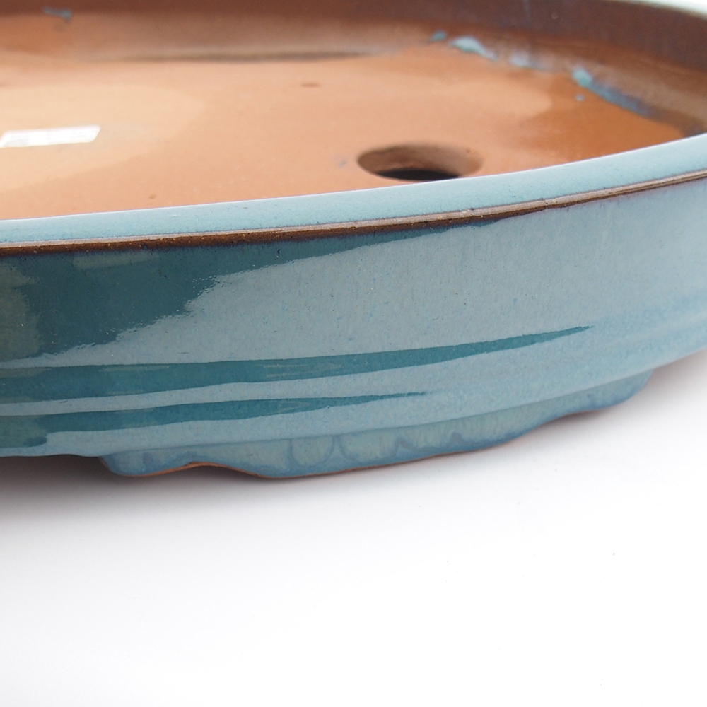 Miska 61 x 44 x 7,5 cm barva modrá