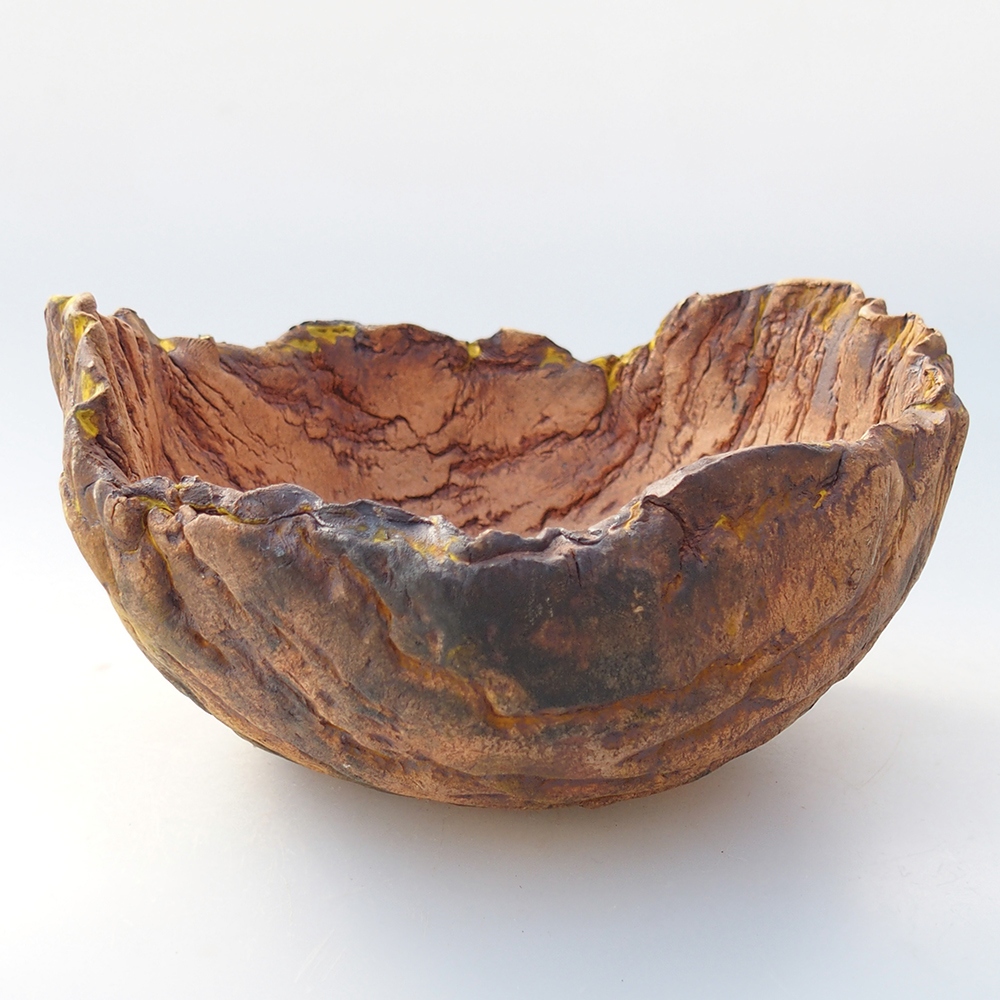 Keramická Skořápka 16 x 15 x 8,5 cm , barva žlutá