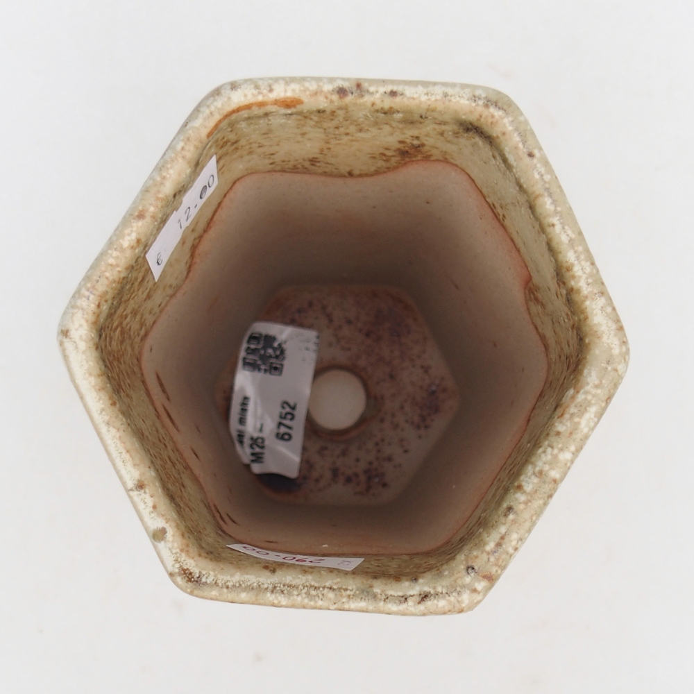 Keramická bonsai miska 10 x 8,5 x 14,5 cm, barva zelená