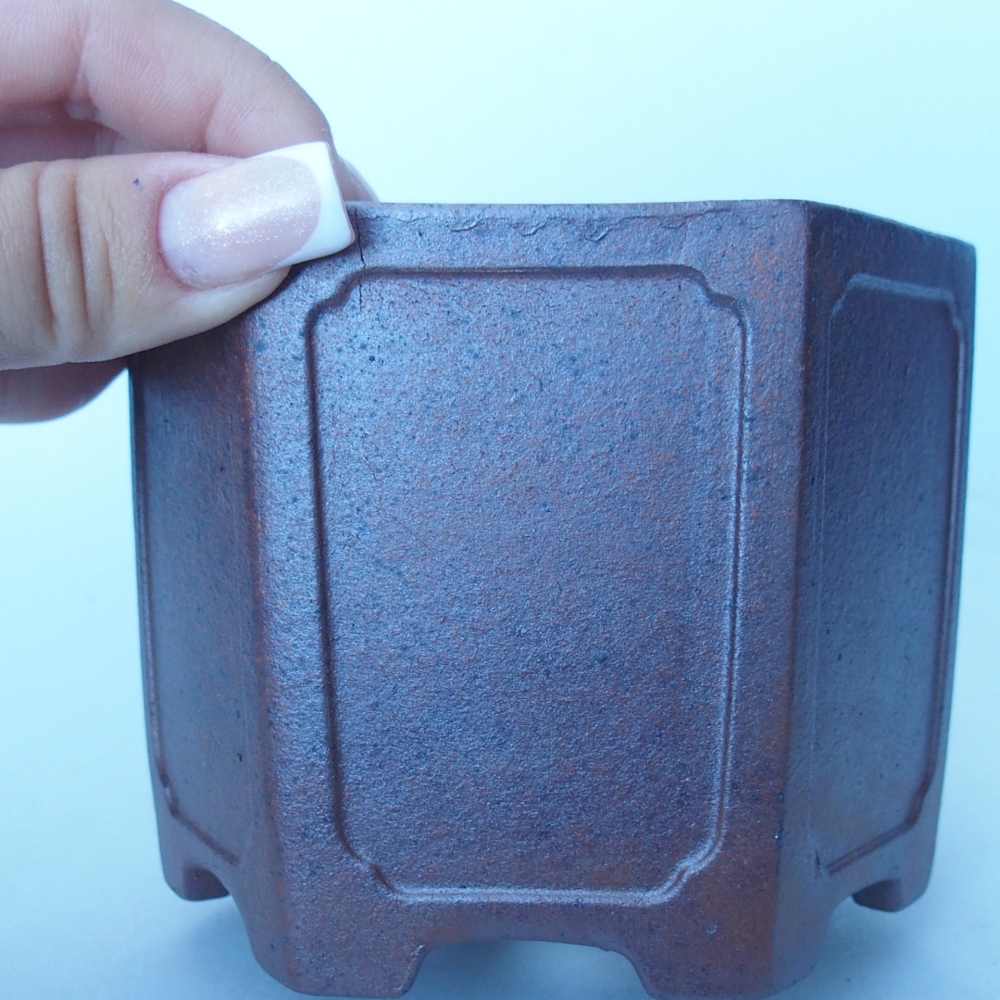 Miska 11,5 x 10,5 x 8,5 cm barva hnědá
