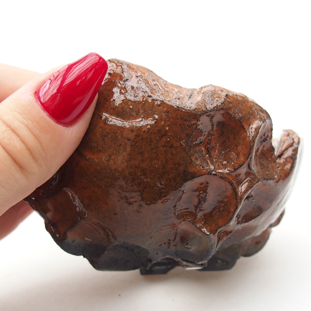 Keramická Skořápka  8,5 x 8 x 5 cm , barva oranžová