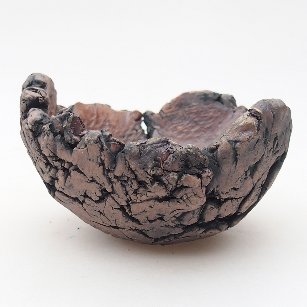 Keramická Skořápka 11 x 10,5 x 7 cm , barva zelená