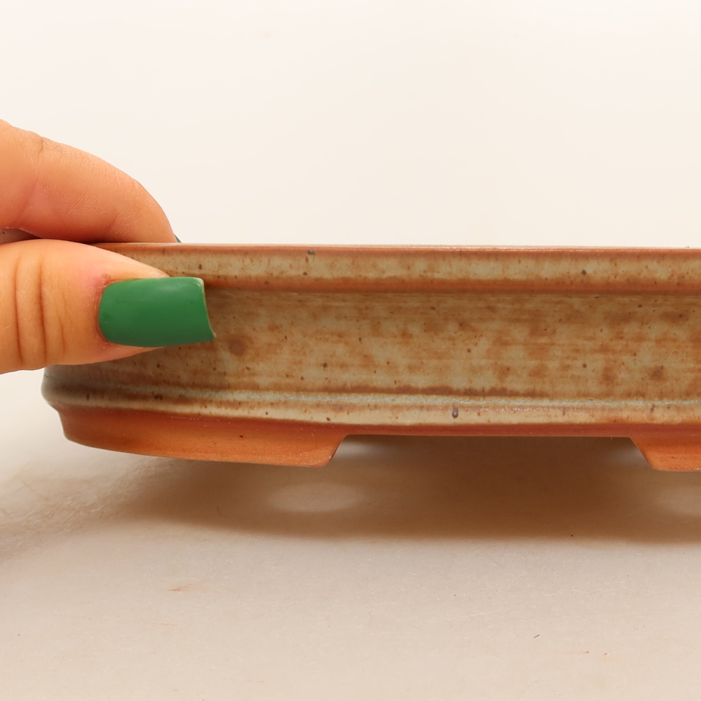 Keramická Miska  21 x 15 x 4 cm , barva hnědá