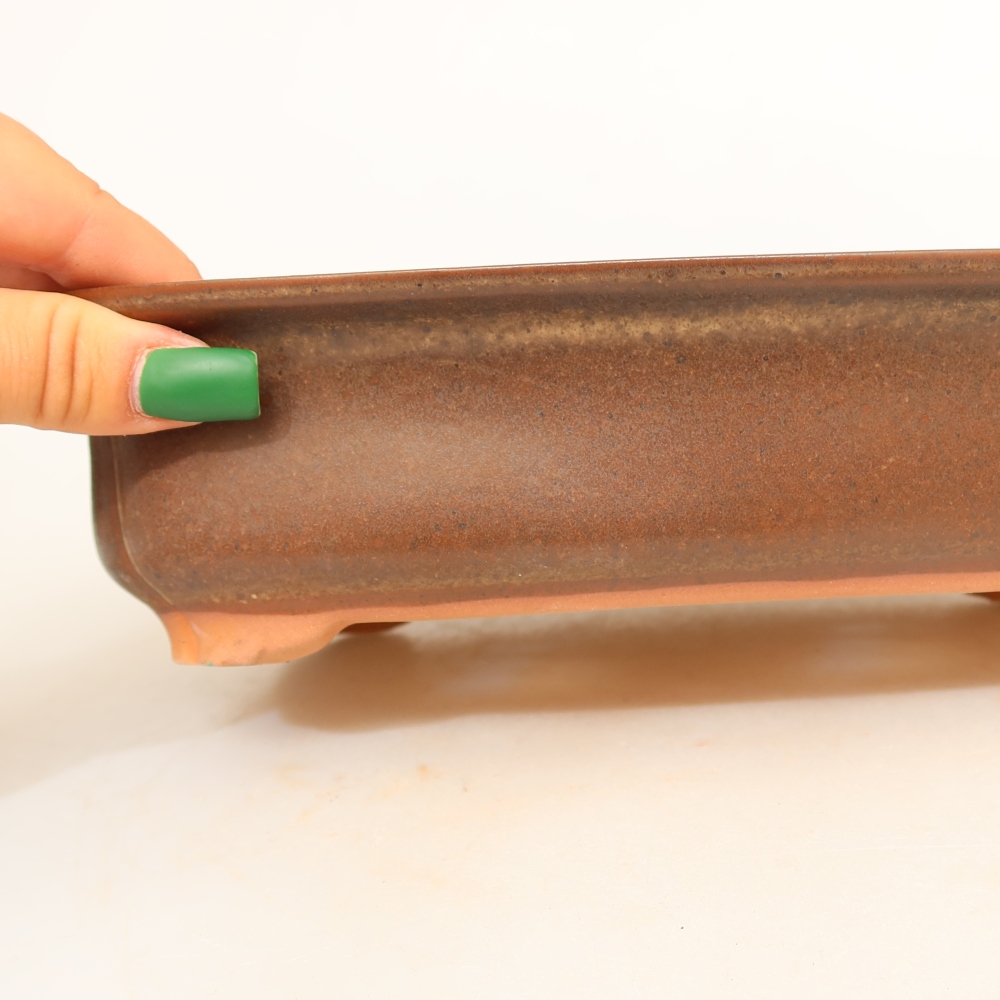 Keramická Miska  24 x 17 x 6 cm , barva hnědá