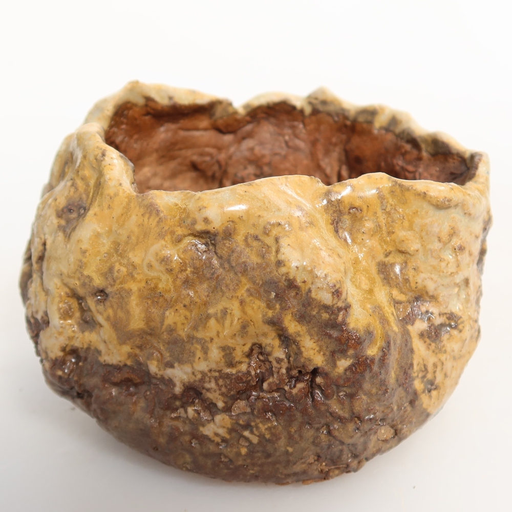 Keramická Skořápka  7,5 x 7 x 6 cm , barva hnědá