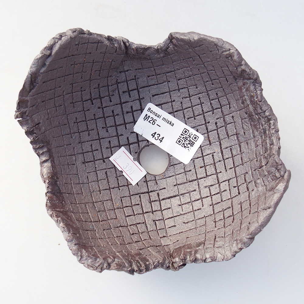 Keramická Skořápka 13 x 12,5 x 7,5 cm , barva kovová