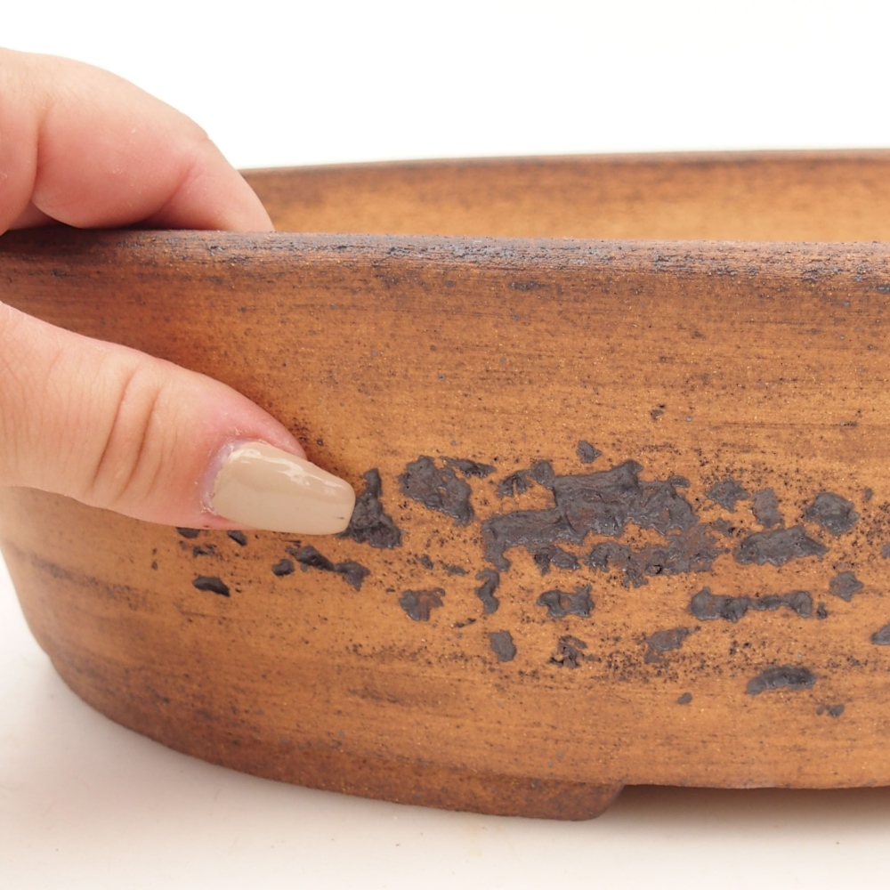Bonsai miska 32,5 x 25,5 x 8 cm , barva hnědá