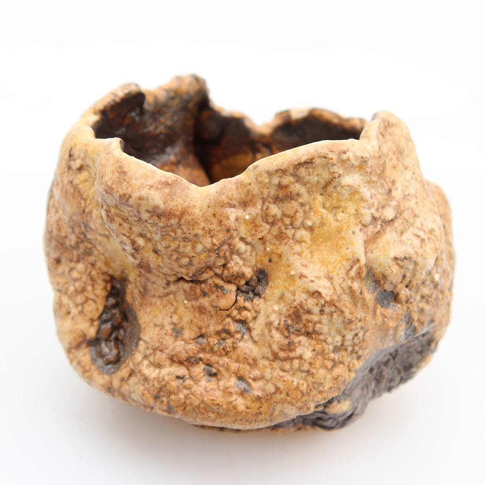 Keramická Skořápka  6 x 5 x 6 cm , barva hnědá