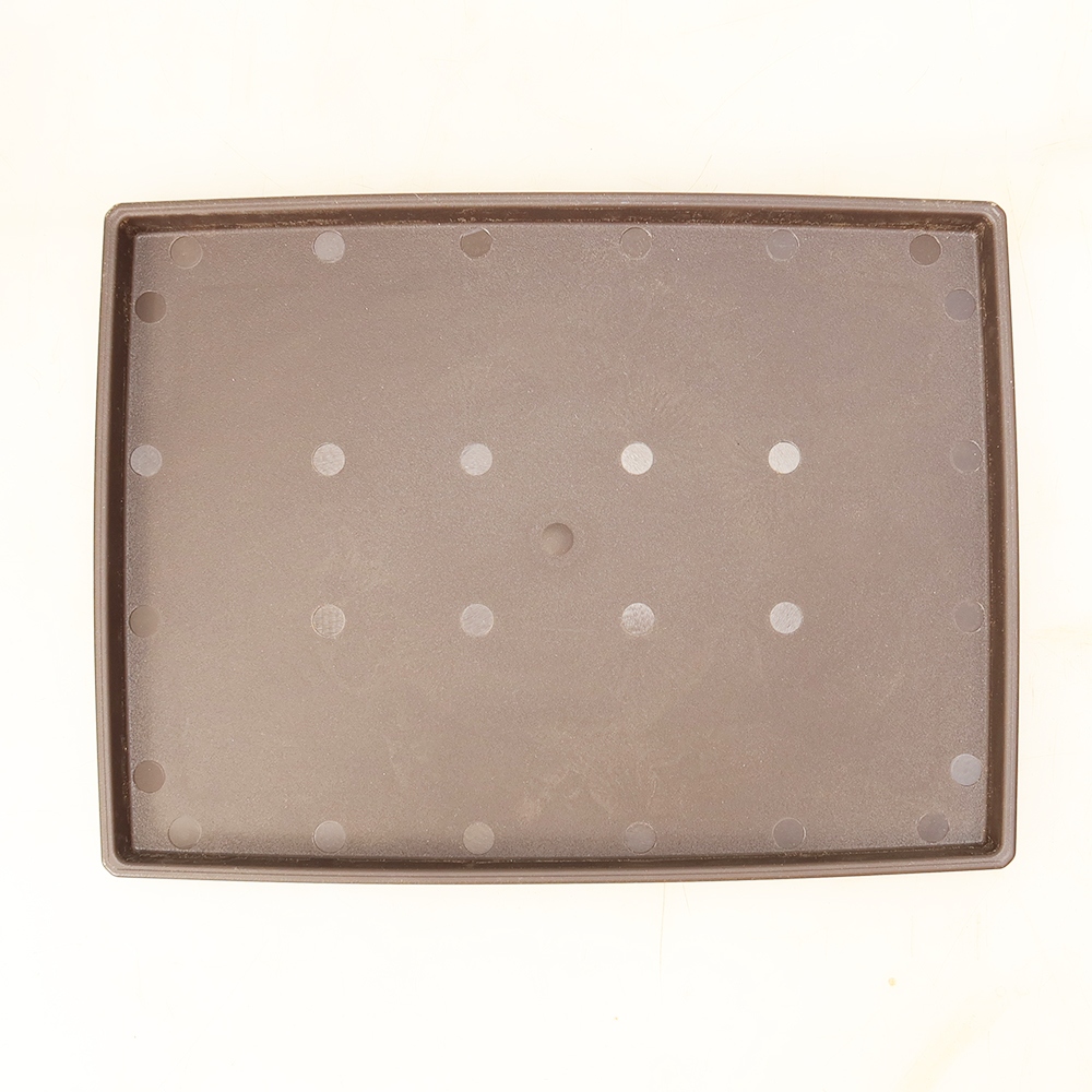 Bonsai podmiska plast PP-5 - 28 x 21 x 1,5 cm barva  hnědá