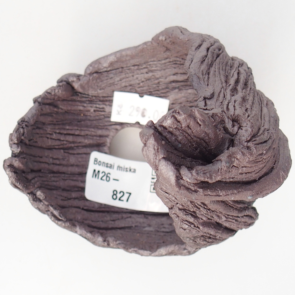 Keramická Skořápka 9 x 7,5 x 13 cm , barva kovová