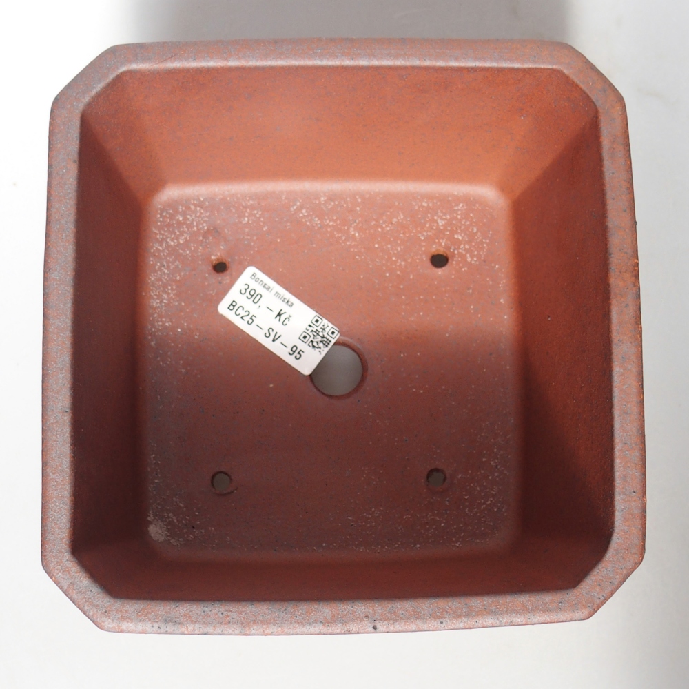 Miska 16,5 x 16,5 x 11,5 cm barva hnědá