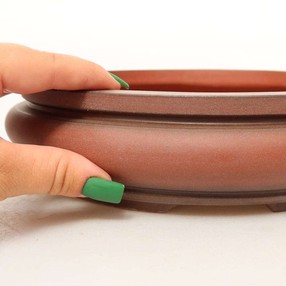 Keramická Skořápka  22,5 x 22,5 x 6 cm , barva cihlová
